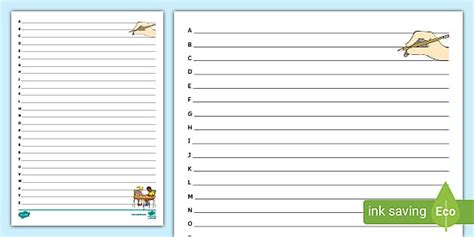 Alphabet Acrostic Poem Worksheet - Twinkl