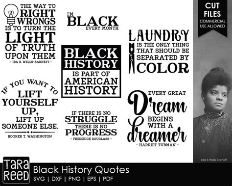 Black History Quotes SVG and Cut Files for Crafters | Etsy