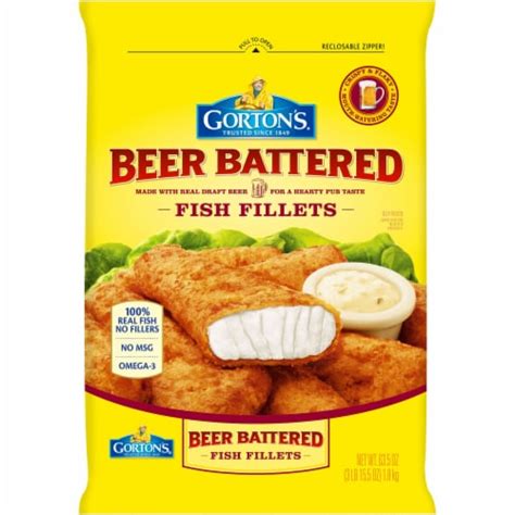 Gorton's Beer Battered Fish Fillets, 63.5 oz - QFC