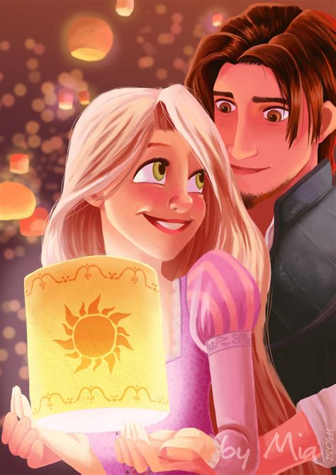 Rapunzel and Flynn - Rapunzel (of Disney's Tangled) Fan Art (34269526) - Fanpop