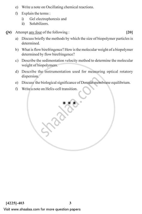 Biophysical Chemistry and Related Techniques 2012-2013 M.Sc Physical ...