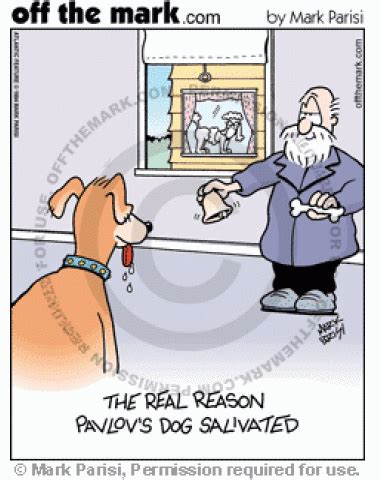 Pavlov's Dog Secret - off the mark cartoons