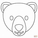 Polar Bear Face Emoji coloring Page  Free Printable Coloring Pages sketch template