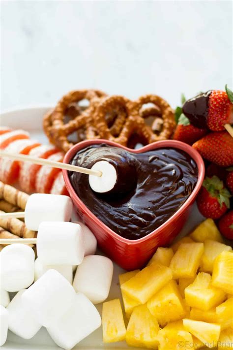 Chocolate Fondue - Fox and Briar