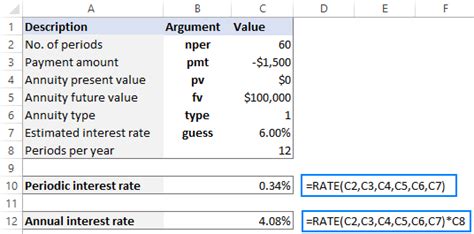 Using RATE function in Excel to calculate interest rate - Ablebits.com