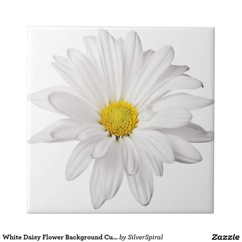 Create your own Ceramic Tile | Zazzle.com | Flower backgrounds, Flower tile, Daisy flower