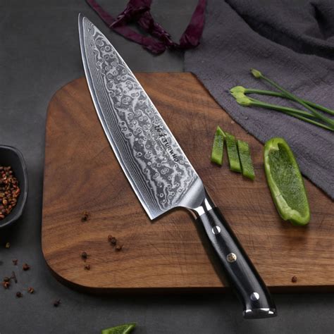 OEM Chef Knife High Carbon Stainless Steel Black G10 Handle