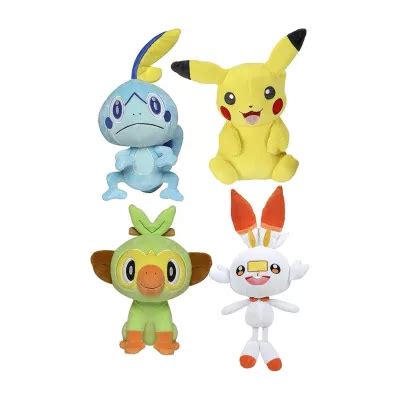 8" 4-pc. Pokeman Stuffed Animal, Color: Multi - JCPenney