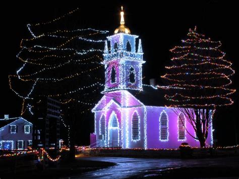 Upper Canada VIllage, Alight At Night festival. | Christmas lights ...