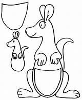 Kangaroo coloring Page  Animals Town Free color Sheet sketch template