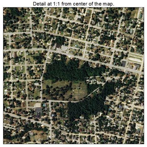 Aerial Photography Map of De Soto, MO Missouri