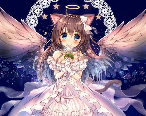 Cute Anime Girl Angel Wallpapers - Top Free Cute Anime Girl Angel Backgrounds - WallpaperAccess