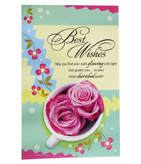 GIFTICS Best Wishes Greeting Card - GFT697: Buy Online at Best Price in ...