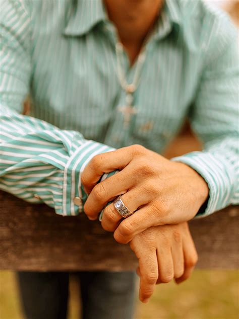 Engraved & Oxidized Sterling Silver Ring | Scrollwork Ring