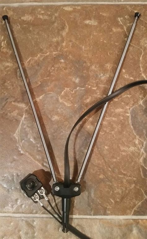 Vintage Television TV Antenna Universal Rabbit Ears Telescoping 10 to 27 Inches | Consumer ...