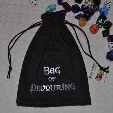 BAG of DEVOURING D&D Dungeons & Dragons game dice magic handmade ...