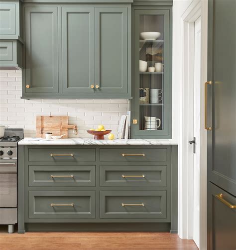 Green Kitchen Cabinets | Centsational Style