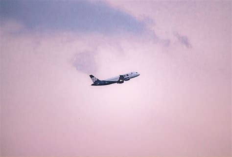 HD wallpaper: white airplane on sky with white clouds, flight, aeroplane, travel | Wallpaper Flare