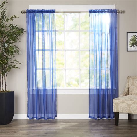 Wayfair Basics™ Wayfair Basics Solid Sheer Curtain Panels & Reviews ...