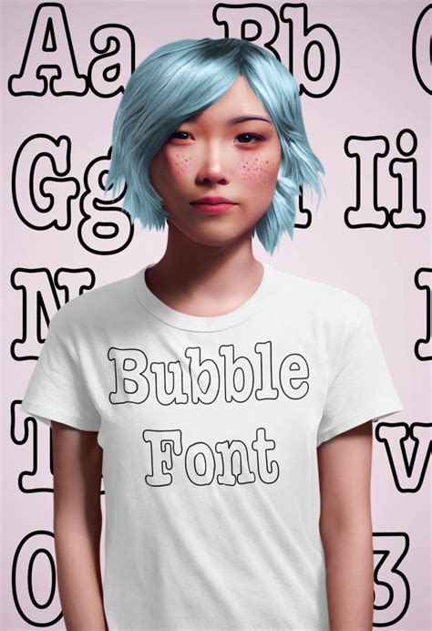 Bubble Font SVG / Bubble Font / Wordart Font SVG / Outline - Etsy UK