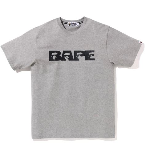 BAPE Bape Logo Tee Grey - FW22 - US