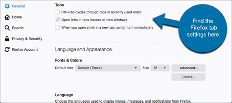 How to Change Firefox Tab Settings - GreenGeeks