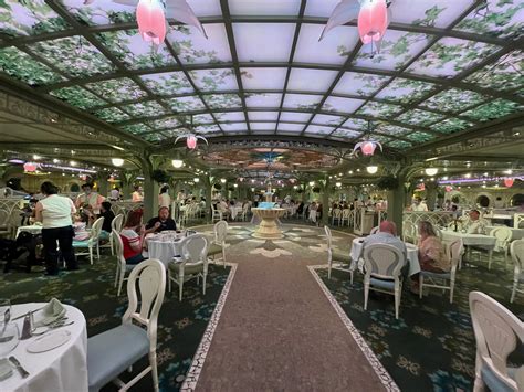 Two Major Changes in the Enchanted Garden Restaurant Aboard the Disney ...