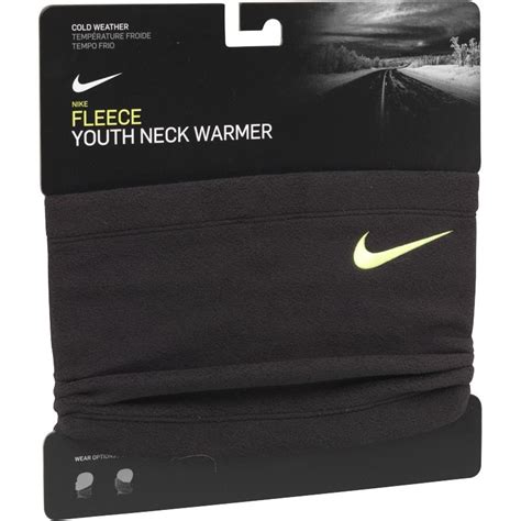 Buy Nike Boys Fleece Neck Warmer Gaiter Black/Black/Volt