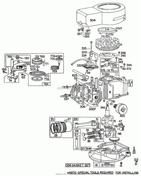 Briggs & Stratton 18.5 Engine Parts