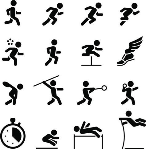 Track And Field Illustrations, Royalty-Free Vector Graphics & Clip Art - iStock