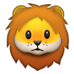 🦁 Lion Face Emoji (U+1F981)