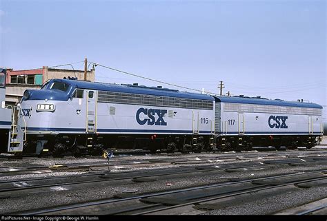 CSXT 116 CSX Transportation (CSXT) EMD F7(A) at Atlanta, Georgia by George W. Hamlin | Csx ...