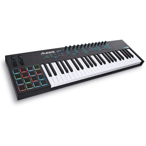 Buy Alesis VI49 - 49 Key USB MIDI Keyboard Controller with, 16 Drum Pads, 12 Assignable Knobs ...