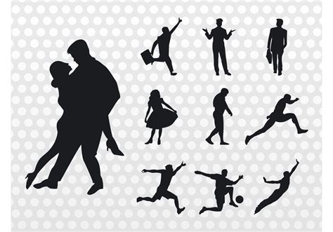 People Silhouettes Vector - Download Free Vector Art, Stock Graphics ...