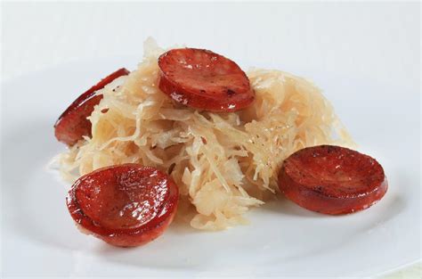 Smoked Sausage with Sauerkraut