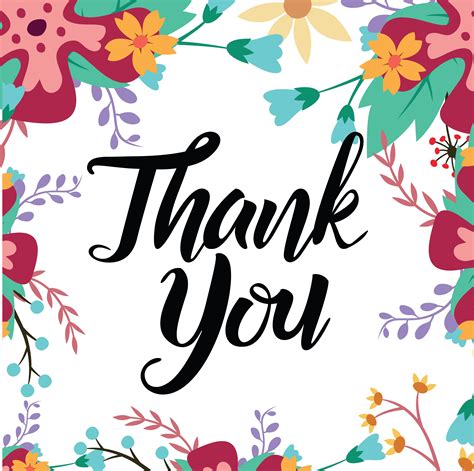 Premium Vector | Thank you card floral design | Thank you card design ...