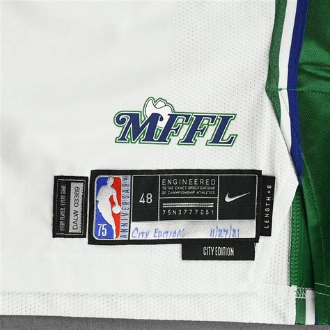 Dallas Mavericks 2021-2022 City Jersey