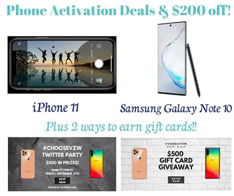 Verizon Wireless Deals: $200 off iPhone 11 or Samsung Galaxy Note 10 ...