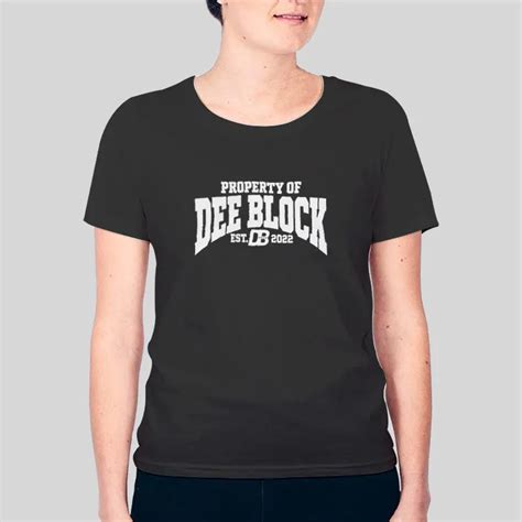 Property Of Dee Block Duke Dennis Merch Shirt | Hotter Tees