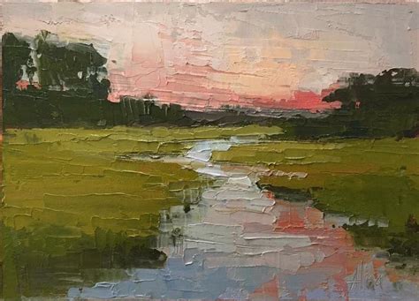 Landscape Painting With Palette Knife at PaintingValley.com | Explore collection of Landscape ...