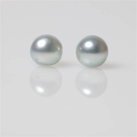 Gump's Blue Akoya Cultured Pearl Earrings | Gump's