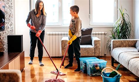 Family cleaning routine tips