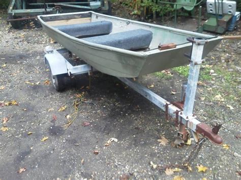 Jon boat & trailer for sale