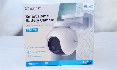 EZVIZ CB8 2K test - swiveling video surveillance for outdoor use