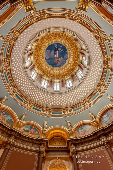 Photo: Interior of the Capitol Dome. Iowa State Capitol, Des Moines.