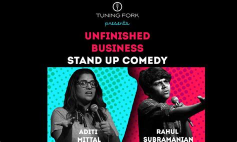 Stand Up Comedy Unfinished Business(Aditi Mittal And R |Family Events ...