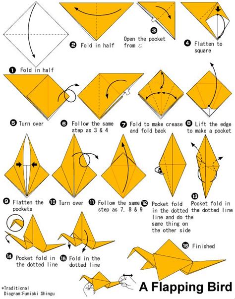 Let's Make Origami Flapping Birds!