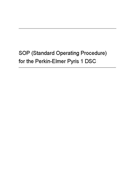 DSC (Manual) | PDF | Differential Scanning Calorimetry | Calibration