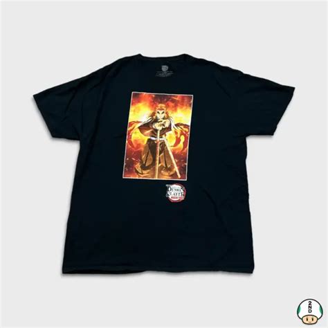 DEMON SLAYER KIMETSU no Yaiba Mugen Train Rengoku Anime Tee - Mens XL ...