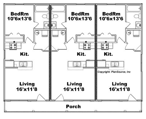 Stunning Triplex Building Plans Ideas - JHMRad